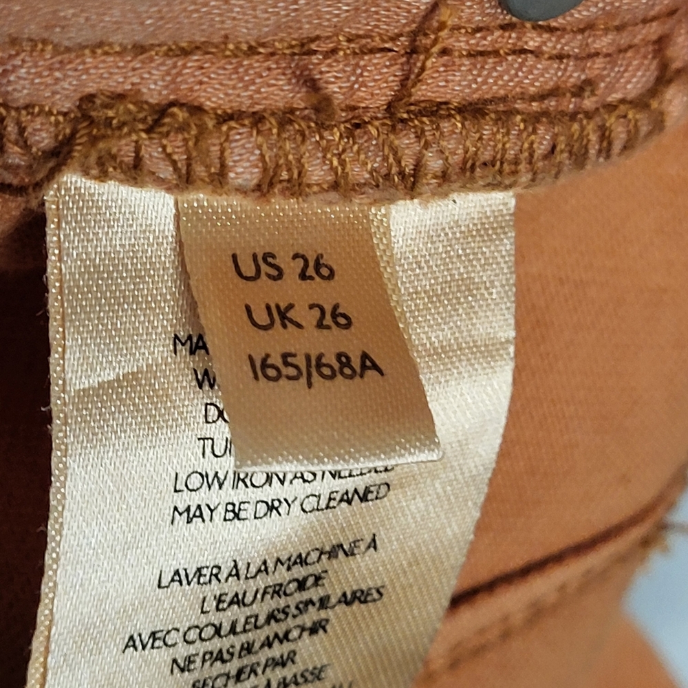 Pilcro Kenna Mid-Rise Barrel Jeans – Rust | 26 - Picture 12 of 13